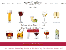 Tablet Screenshot of bartenderutah.com